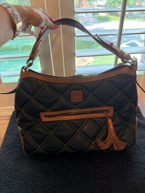 Dooney & Bourke Quilted Hobo Shoulder Bag